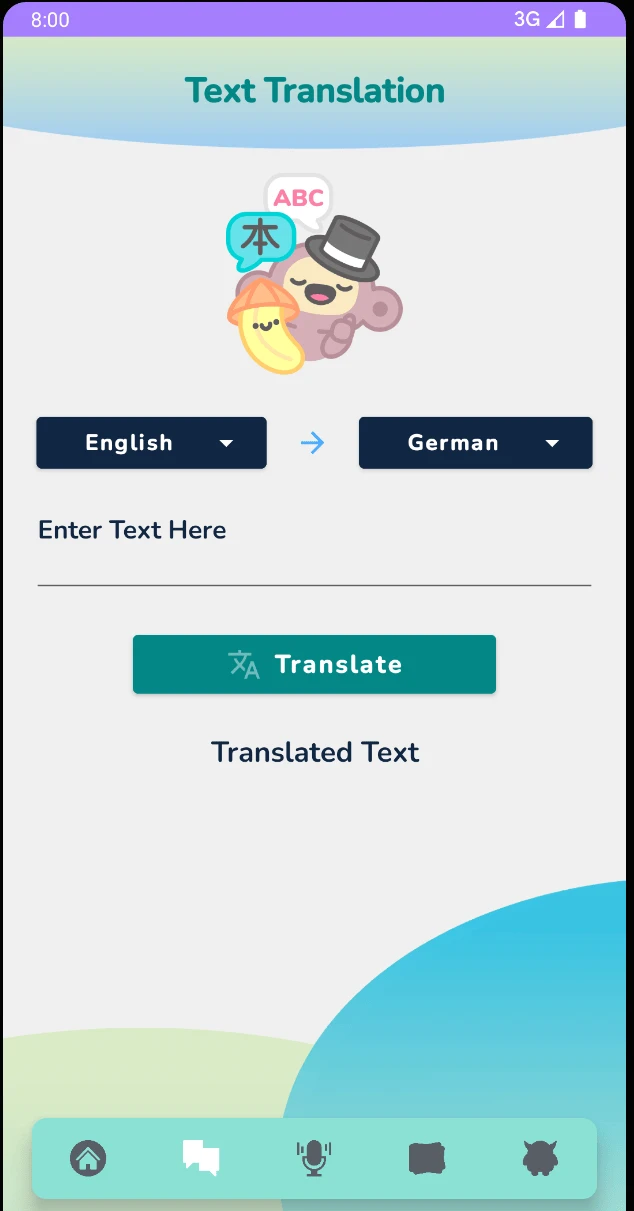 Phonici Text Translation Page